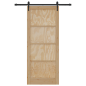 Porta Scorrevole vidaXL con Set di Ferramenta 'ORKDAL'in Legno Massello di Pino Porta Scorrevole vidaXL con Set di Ferramenta 'ORKDAL'in Legno Massello di Pino