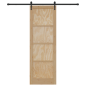 vidaXL Porta scorrevole con set di ferramenta 'ORKDAL'Legno massello di pino