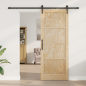 Porta Scorrevole vidaXL con Set di Ferramenta 'ORKDAL'in Legno Massello di Pino Porta Scorrevole vidaXL con Set di Ferramenta 'ORKDAL'in Legno Massello di Pino