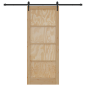 vidaXL Porta Scorrevole con Set di Hardware 'ORKDAL'in Legno Massello di Pino vidaXL Porta Scorrevole con Set di Hardware 'ORKDAL'in Legno Massello di Pino