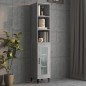 Armadietto Muro Grigio Sonoma 34,5x32,5x90 cm Legno Multistrato