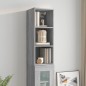Armadietto Muro Grigio Sonoma 34,5x32,5x90 cm Legno Multistrato