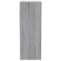 Armadietto Muro Grigio Sonoma 34,5x32,5x90 cm Legno Multistrato