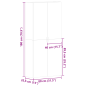 vidaXL Mobile per Scarpe Bianco 80x35.5x180 cm Legno Ingegnerizzato vidaXL Mobile per Scarpe Bianco 80x35.5x180 cm Legno Ingegnerizzato