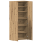 vidaXL Cabinetto per scarpe in rovere artigianale 80x35,5x180 cm in legno ingegnerizzato vidaXL Cabinetto per scarpe in rovere artigianale 80x35,5x180 cm in legno ingegnerizzato