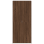 vidaXL Cabinet per scarpe Marrone Rovere 80x35,5x180 cm Legno ingegnerizzato vidaXL Cabinet per scarpe Marrone Rovere 80x35,5x180 cm Legno ingegnerizzato