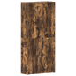 vidaXL Cabinet per scarpe in rovere affumicato 80x35,5x180 cm in legno ingegnerizzato vidaXL Cabinet per scarpe in rovere affumicato 80x35,5x180 cm in legno ingegnerizzato