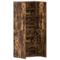 vidaXL Cabinet per scarpe in rovere affumicato 80x35,5x180 cm in legno ingegnerizzato vidaXL Cabinet per scarpe in rovere affumicato 80x35,5x180 cm in legno ingegnerizzato
