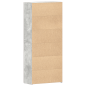 vidaXL Armadio per scarpe Grigio Calcestruzzo 80x35,5x180 cm Legno ingegnerizzato vidaXL Armadio per scarpe Grigio Calcestruzzo 80x35,5x180 cm Legno ingegnerizzato