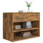 Scarpiera Rovere Fumo 60x30x45 cm in Legno Multistrato Scarpiera Rovere Fumo 60x30x45 cm in Legno Multistrato