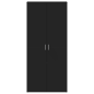 vidaXL Mobile per scarpe Nero 80x39x180 cm Legno ingegnerizzato vidaXL Mobile per scarpe Nero 80x39x180 cm Legno ingegnerizzato