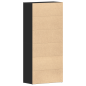 vidaXL Mobile per scarpe Nero 80x39x180 cm Legno ingegnerizzato vidaXL Mobile per scarpe Nero 80x39x180 cm Legno ingegnerizzato