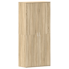 vidaXL Mobile per Scarpe Quercia Sonoma 80x39x180 cm Legno Ingegnerizzato