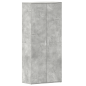 vidaXL Mobile per Scarpe Grigio Cemento 80x39x180 cm Truciolare vidaXL Mobile per Scarpe Grigio Cemento 80x39x180 cm Truciolare