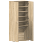 vidaXL Mobile per Scarpe Quercia Sonoma 80x39x180 cm Legno Ingegnerizzato vidaXL Mobile per Scarpe Quercia Sonoma 80x39x180 cm Legno Ingegnerizzato