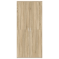 vidaXL Mobile per Scarpe Quercia Sonoma 80x39x180 cm Legno Ingegnerizzato vidaXL Mobile per Scarpe Quercia Sonoma 80x39x180 cm Legno Ingegnerizzato