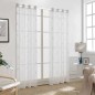 vidaXL Tende 2 pcs Bianco 140 x 245 cm Poliestere vidaXL Tende 2 pcs Bianco 140 x 245 cm Poliestere