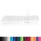 vidaXL Fazzoletti 2 pcs Bianco 15 x 21 cm Cotone