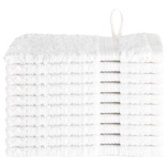 vidaXL Fazzoletti 10 pcs Bianco 15 x 21 cm Cotone
