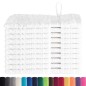 vidaXL Fazzoletti 10 pcs Bianco 15 x 21 cm Cotone vidaXL Fazzoletti 10 pcs Bianco 15 x 21 cm Cotone