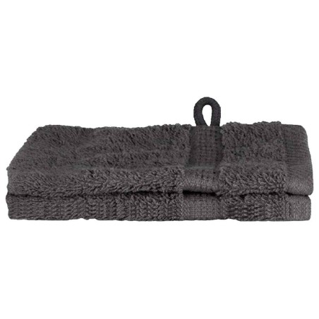 vidaXL Fazzoletti 2 pcs Antracite 15 x 21 cm Cotone