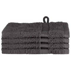 vidaXL Fazzoletti 4 pcs Antracite 15 x 21 cm Cotone