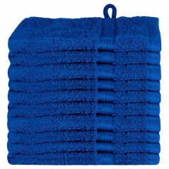 vidaXL Fazzoletti 10 pcs Blu 15 x 21 cm Cotone