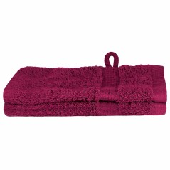 vidaXL Fazzoletti 2 pcs Bordeaux 15 x 21 cm Cotone