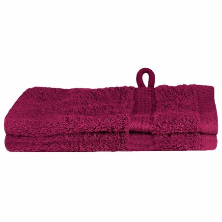 vidaXL Fazzoletti 2 pcs Bordeaux 15 x 21 cm Cotone