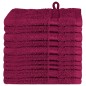 vidaXL Fazzoletti 10 pcs Bordeaux 15 x 21 cm Cotone vidaXL Fazzoletti 10 pcs Bordeaux 15 x 21 cm Cotone