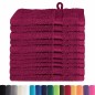vidaXL Fazzoletti 10 pcs Bordeaux 15 x 21 cm Cotone vidaXL Fazzoletti 10 pcs Bordeaux 15 x 21 cm Cotone