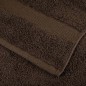 vidaXL Fazzoletti 2 pcs Marrone 15 x 21 cm Cotone