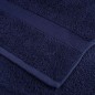 vidaXL Fazzoletti 4 pcs Blu navy 15 x 21 cm Cotone