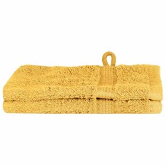 vidaXL Fazzoletti 2 pcs Oro 15 x 21 cm Cotone