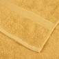 vidaXL Fazzoletti 2 pcs Oro 15 x 21 cm Cotone