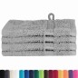 vidaXL Fazzoletti 4 pcs Grigio 15 x 21 cm Cotone