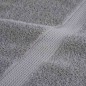 vidaXL Fazzoletti 4 pcs Grigio 15 x 21 cm Cotone