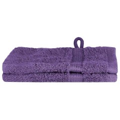 vidaXL Fazzoletti 2 pcs Viola 15 x 21 cm Cotone
