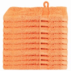 vidaXL Fazzoletti 10 pcs Arancione 15 x 21 cm Cotone