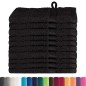 vidaXL Fazzoletti 10 pcs Nero 15 x 21 cm Cotone vidaXL Fazzoletti 10 pcs Nero 15 x 21 cm Cotone