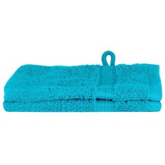 vidaXL Fazzoletti 2 pcs Turchese 15 x 21 cm Cotone
