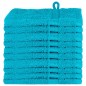 vidaXL Fazzoletti 10 pcs Turchese 15 x 21 cm Cotone