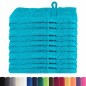 vidaXL Fazzoletti 10 pcs Turchese 15 x 21 cm Cotone