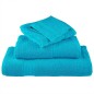 vidaXL Fazzoletti 10 pcs Turchese 15 x 21 cm Cotone