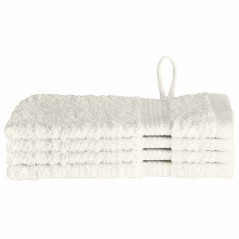 vidaXL Fazzoletti 4 pcs Crema 15 x 21 cm Cotone