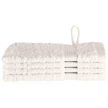 vidaXL Fazzoletti 4 pcs Crema 15 x 21 cm Cotone