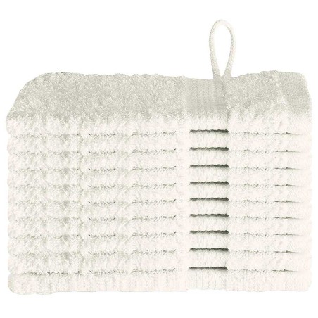vidaXL Fazzoletti 10 pcs Crema 15 x 21 cm Cotone