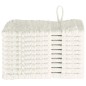 vidaXL Fazzoletti 10 pcs Crema 15 x 21 cm Cotone