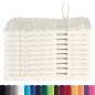 vidaXL Fazzoletti 10 pcs Crema 15 x 21 cm Cotone