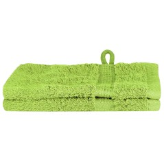 vidaXL Fazzoletti 2 pcs Mela verde 15 x 21 cm Cotone